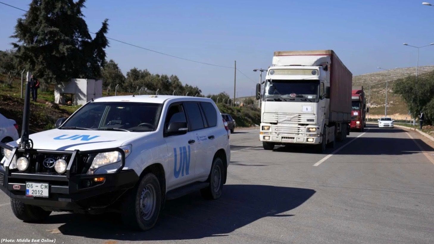 LE GOUVERNEMENT SYRIEN PROLONGE L'AUTORISATION DE L'AIDE LIMITÉE DE L'ONU AUX ZONES D'OPPOSITION