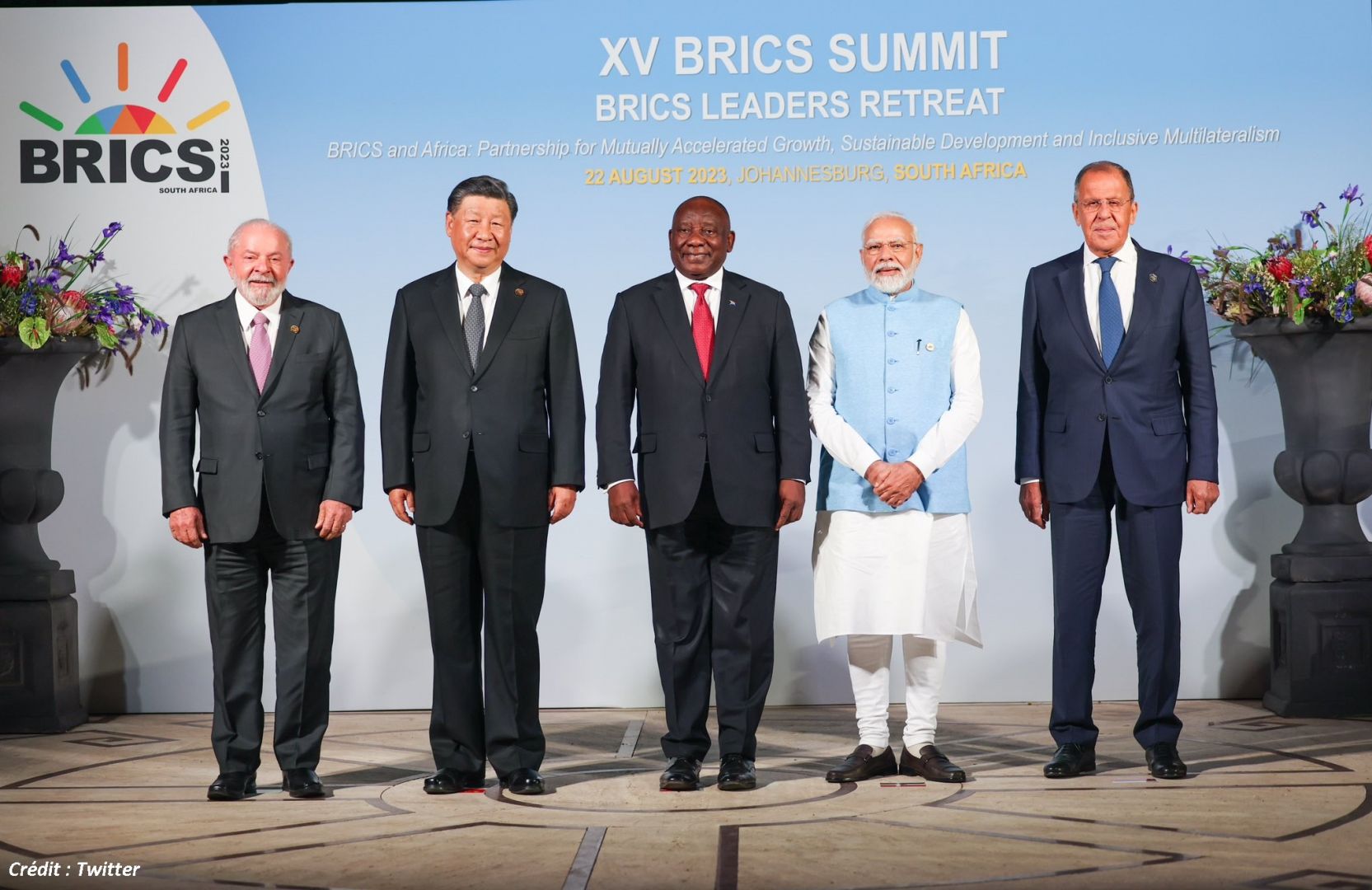 L'INDE "SOUTIENT PLEINEMENT" L'EXPANSION DES BRICS