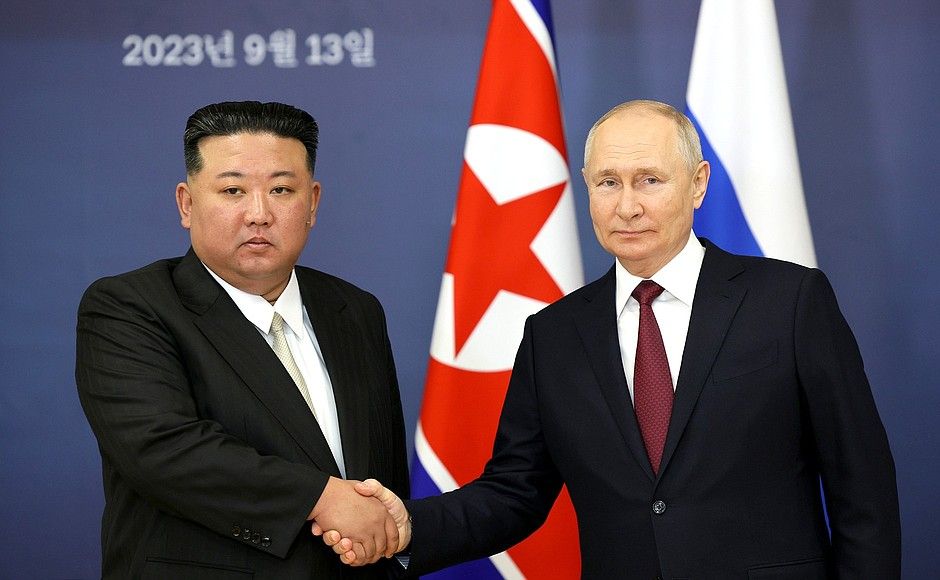 VLADIMIR POUTINE ACCEPTE L'INVITATION DE KIM JONG UN À SE RENDRE EN CORÉE DU NORD