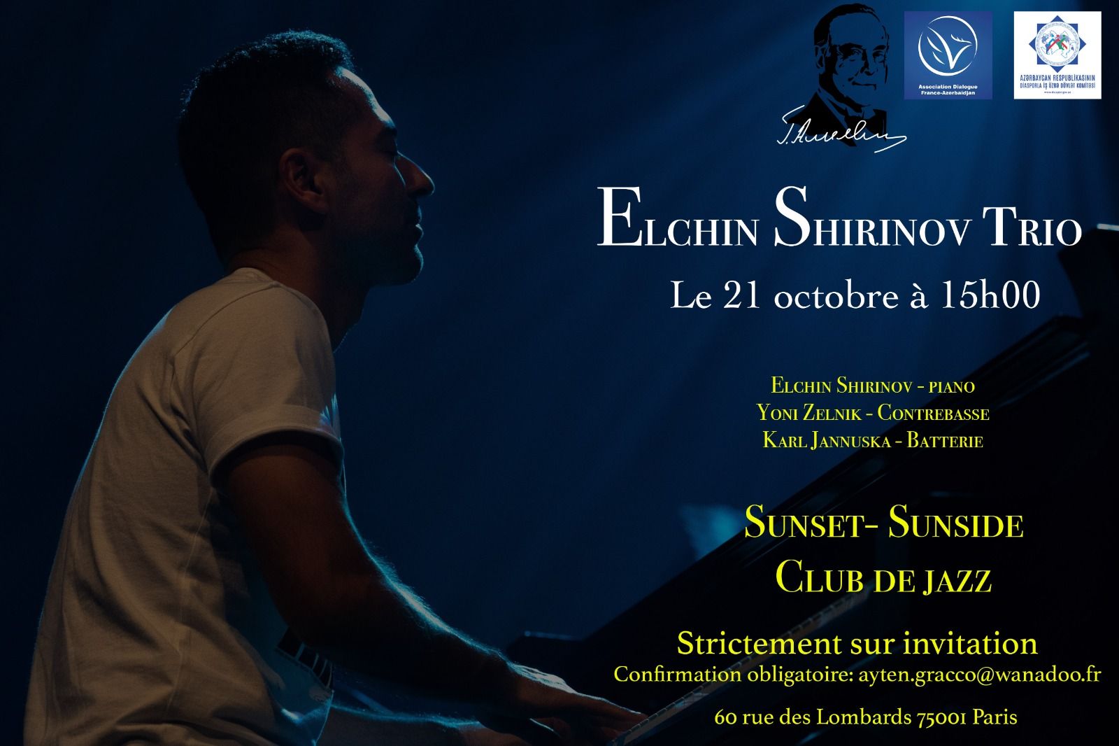 CONCERT D’ELCHIN SHIRINOV A PARIS