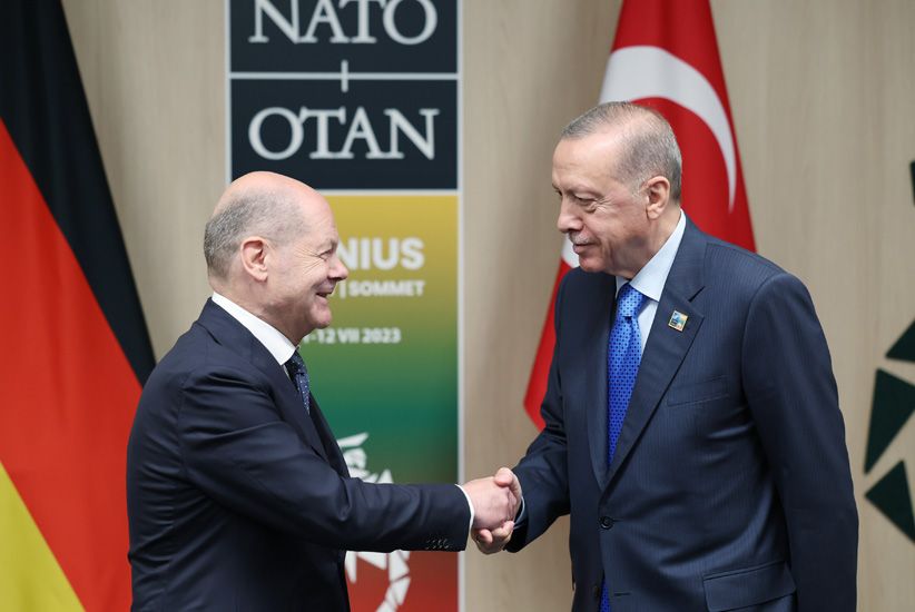 ERDOGAN ET SCHOLZ SE RENCONTRERONT À BERLIN POUR DISCUTER DU CONFLIT À GAZA LA SEMAINE PROCHAINE