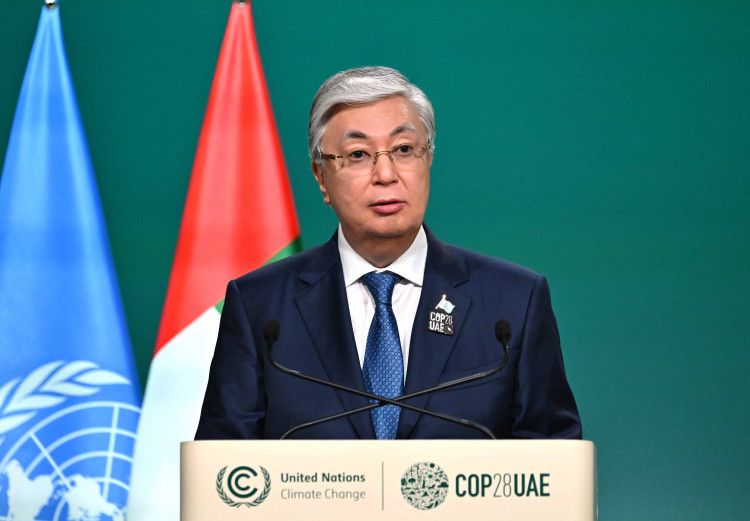 COP28 : LE PRÉSIDENT KAZAKH EXHORTE À AUGMENTER LES FONDS DESTINÉS À SAUVER LA MER D'ARAL