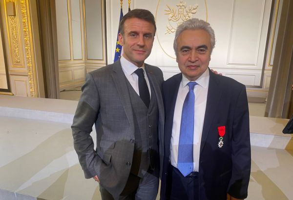 FATIH BIROL, CHEF DE L'AIE, DÉCORÉ DE LA LÉGION D'HONNEUR PAR EMMANUEL MACRON
