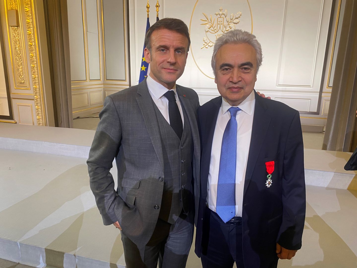 FATIH BIROL, CHEF DE L'AIE, DÉCORÉ DE LA LÉGION D'HONNEUR PAR EMMANUEL MACRON