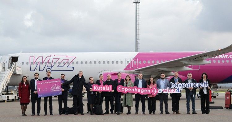WIZZ AIR LANCE DES VOLS DIRECTS RÉGULIERS ENTRE ENTRE KUTAISI ET COPENHAGUE