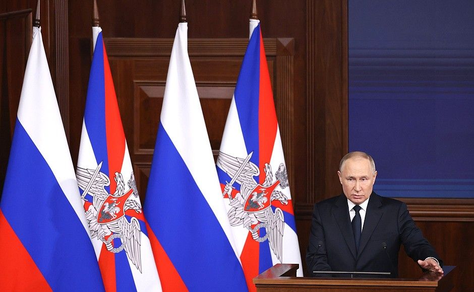 LE PARTI "RUSSIE UNIE" SOUTIENT À L'UNANIMITÉ VLADIMIR POUTINE POUR L'ÉLECTION PRÉSIDENTIELLE DE 2024