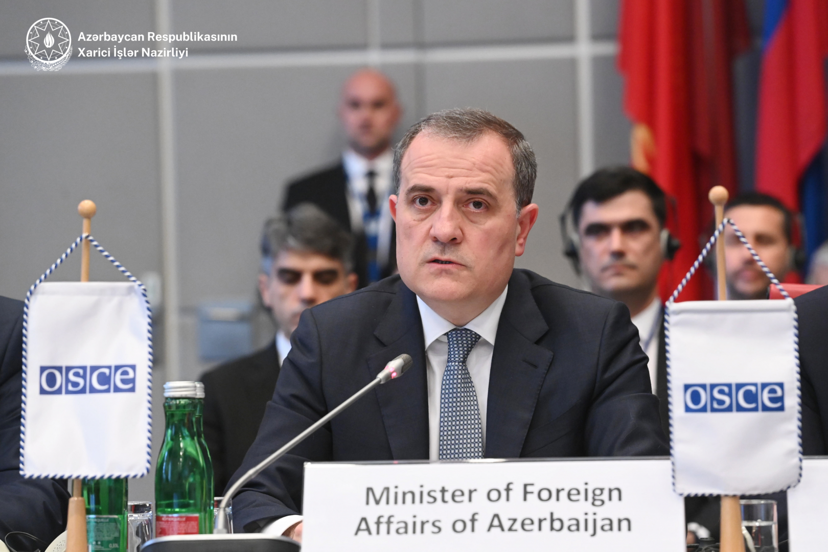 LE MINISTRE AZERBAÏDJANAIS DES AFFAIRES ÉTRANGÈRES SE REND À LA VALETTE POUR PARTICIPER À LA RÉUNION MINISTÉRIELLE DE L'OSCE