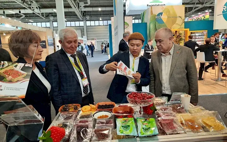 DES ENTREPRISES KIRGHIZES PRÉSENTENT LEURS PRODUITS AU SALON FRUIT LOGISTICA À BERLIN