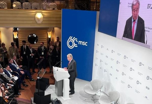 À MUNICH, GUTERRES APPELLE À UN "NOUVEL ORDRE MONDIAL QUI FONCTIONNE POUR TOUS"