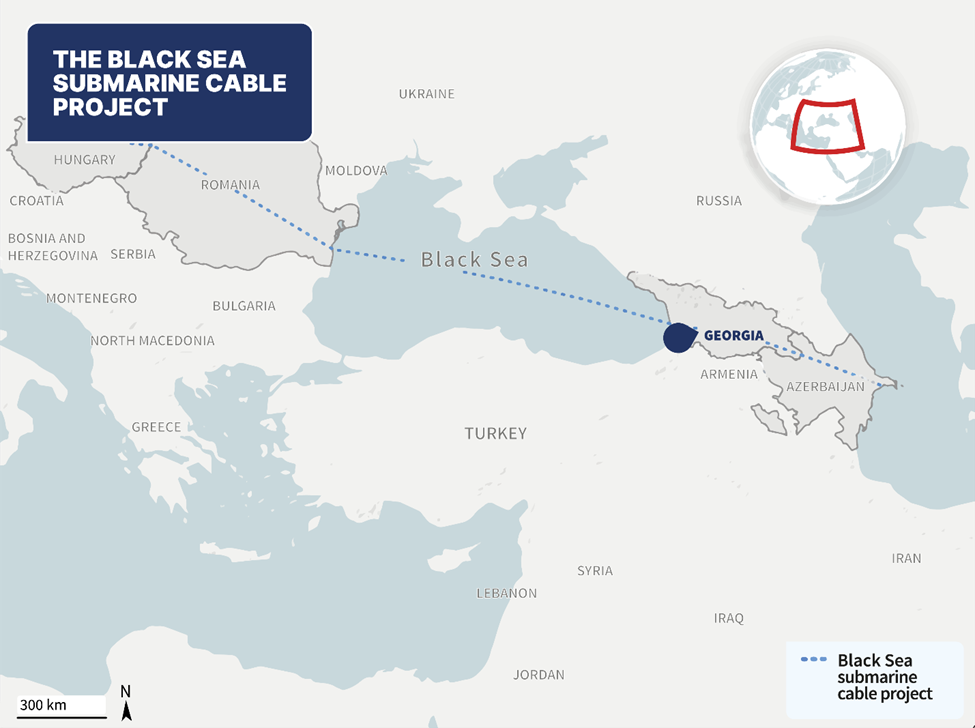 Projet d'un câble électrique sous-marin sous la mer Noire (The Black Sea Energy Submarine Cable)