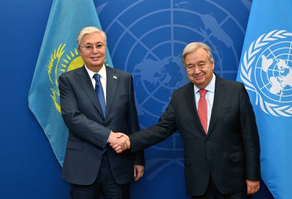 LE PRÉSIDENT KAZAKH INVITE LE SECRÉTAIRE GÉNÉRAL DES NATIONS UNIES AU SOMMET DE L'ORGANISATION DE COOPÉRATION DE SHANGHAI