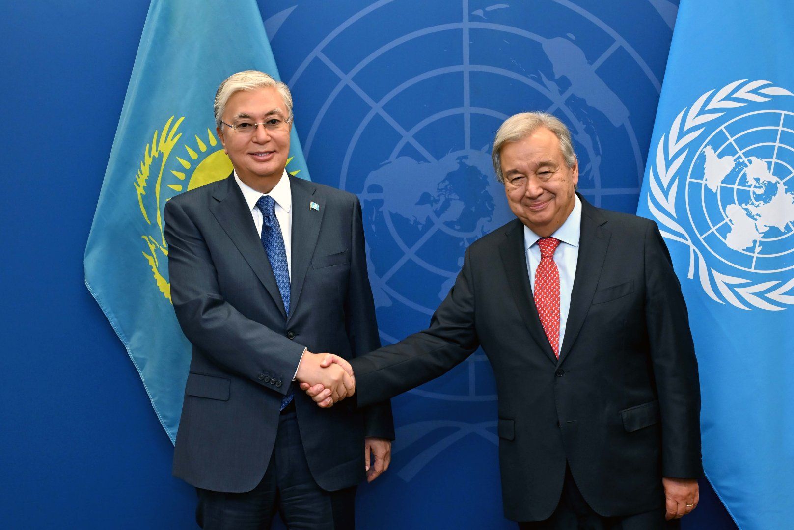 LE PRÉSIDENT KAZAKH INVITE LE SECRÉTAIRE GÉNÉRAL DES NATIONS UNIES AU SOMMET DE L'ORGANISATION DE COOPÉRATION DE SHANGHAI