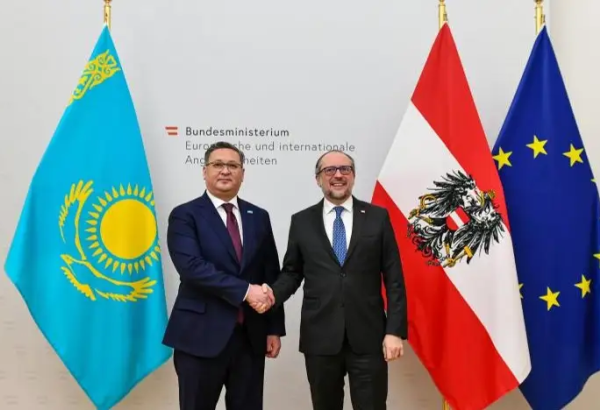 LE KAZAKHSTAN ET L'AUTRICHE CONSIDÈRENT UNE COOPÉRATION DANS DIVERS SECTEURS