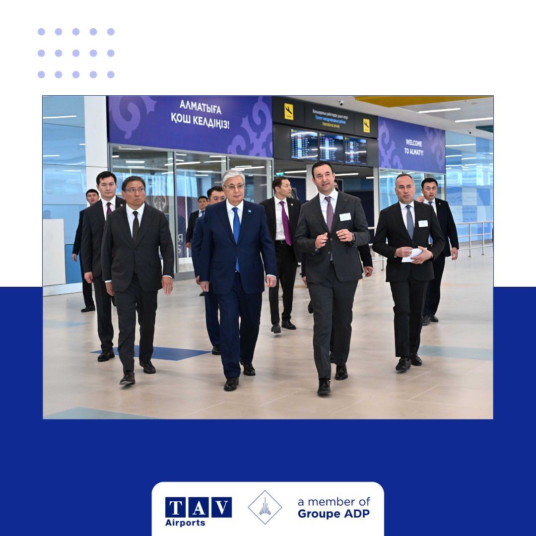 TAV OUVRE UN NOUVEAU TERMINAL AÉROPORTUAIRE À ALMATY, AU KAZAKHSTAN