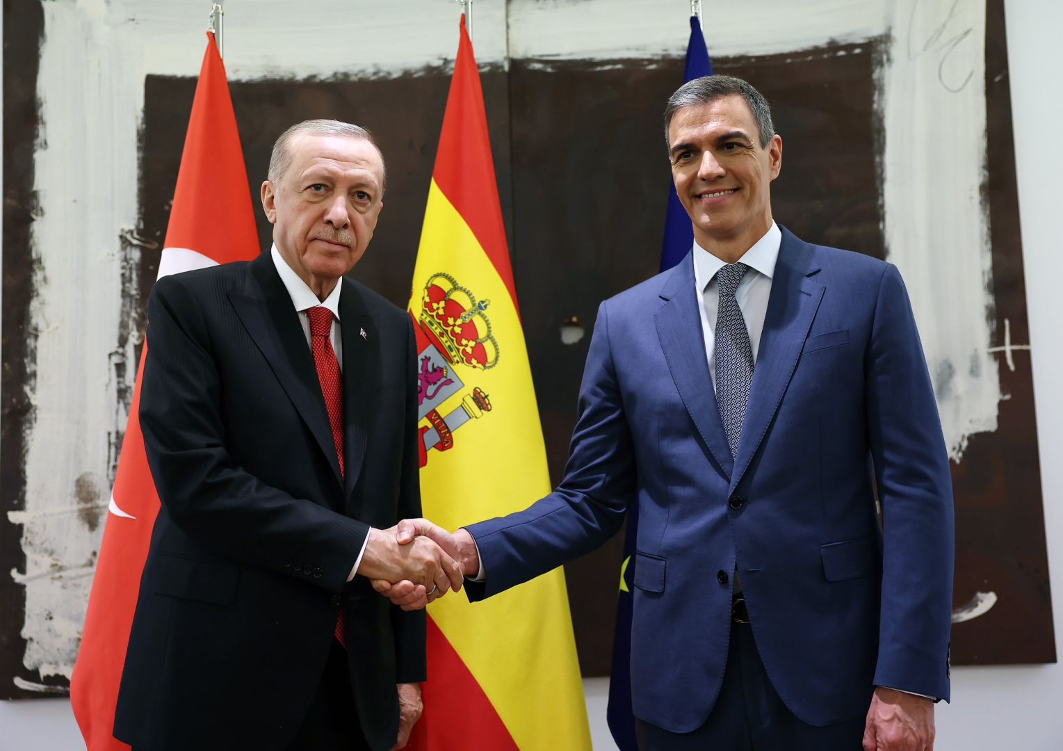 ERDOGAN LOUE LA POSITION DU PREMIER MINISTRE ESPAGNOL POUR SA POSITION SUR LA CRISE ACTUELLE À GAZA