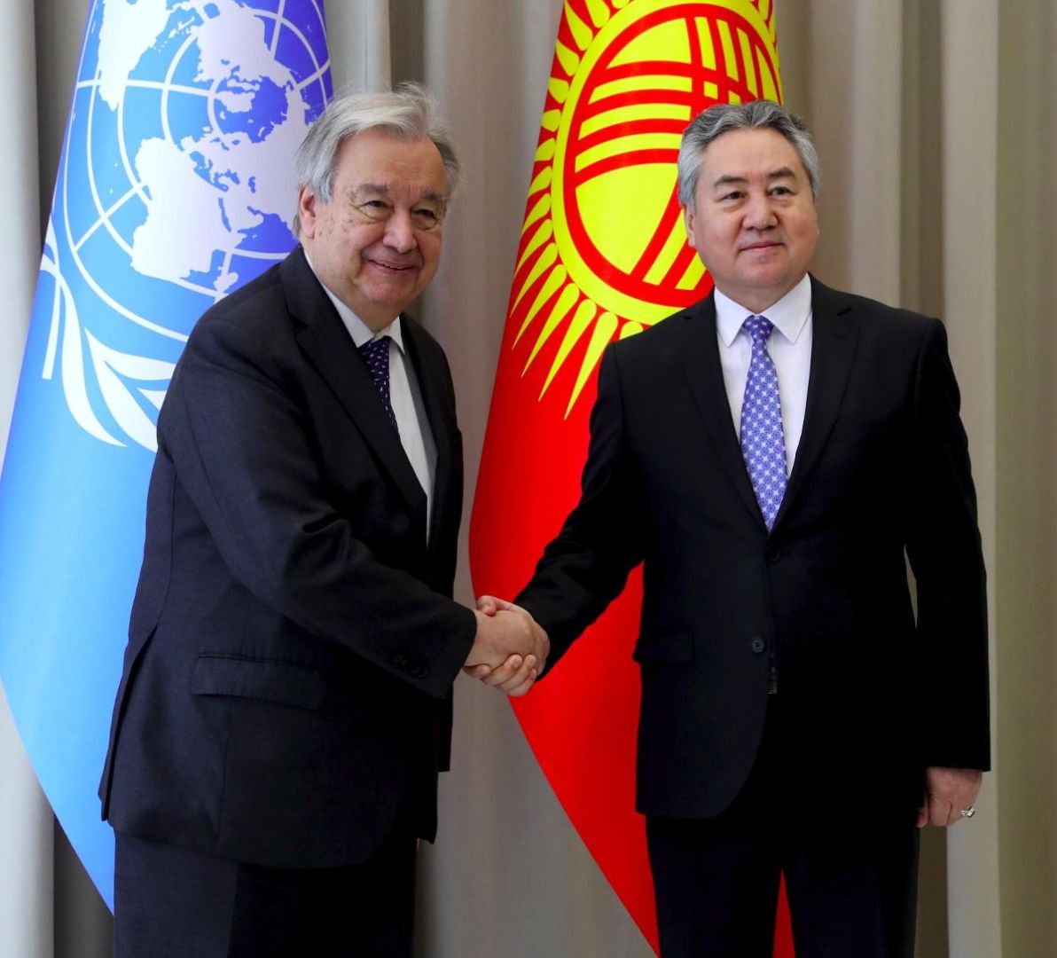 ANTONIO GUTERRES SALUE L'ÉTROITE COLLABORATION ENTRE L'ONU ET LE KIRGHIZISTAN