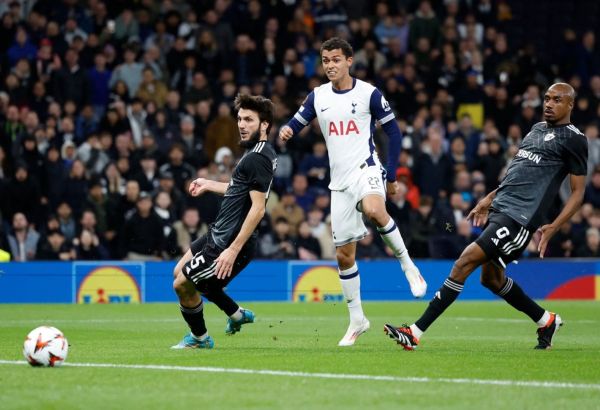 LIGUE EUROPA: LE CLUB ANGLAIS TOTTENHAM BAT LE FC QARABAG D'AZERBAÏDJAN
