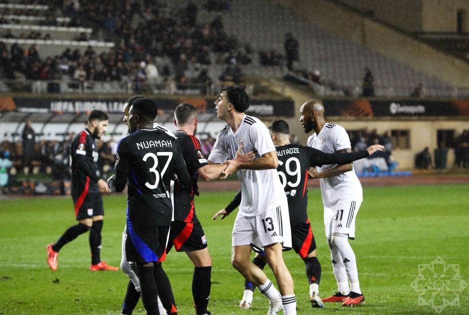 LIGUE EUROPA 2024-2025 : L'ÉQUIPE AZERBAÏDJANAISE QARABAG FK PERD CONTRE L'OLYMPIQUE LYONNAIS