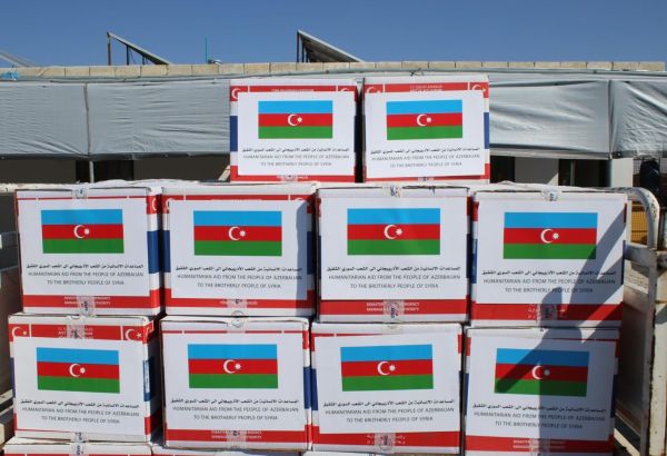 L'AZERBAÏDJAN FOURNIT UNE AIDE ESSENTIELLE À LA SYRIE PRISE À LA GORGE PAR UNE CRISE HUMANITAIRE SANS FIN