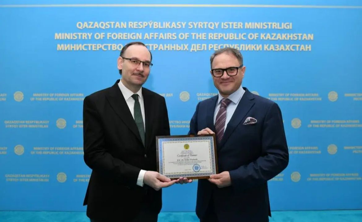 LE CHEF DU BUREAU DE PROGRAMME DE L'OSCE À ASTANA ACHÈVE SA MISSION AU KAZAKHSTAN