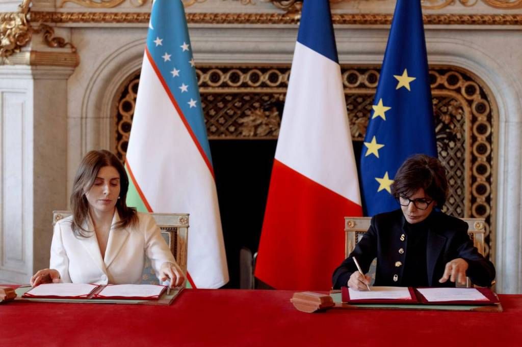 L'OUZBÉKISTAN ET LA FRANCE SIGNENT DES ACCORDS DE COOPÉRATION DANS LE DOMAINE DE LA CULTURE
