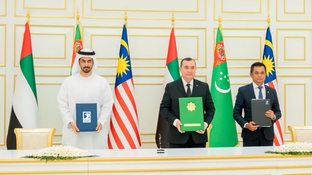 LE GÉANT DE L'ÉNERGIE DES ÉMIRATS ARABES UNIS ACQUIERT UNE PARTICIPATION DANS LE PROJET GAZIER DU TURKMÉNISTAN EN MER CASPIENNE