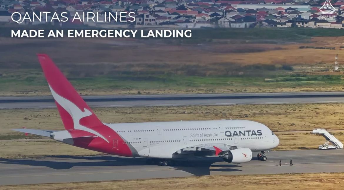 Le plus grand avion de passagers du monde fait un atterrissage d'urgence à Bakou