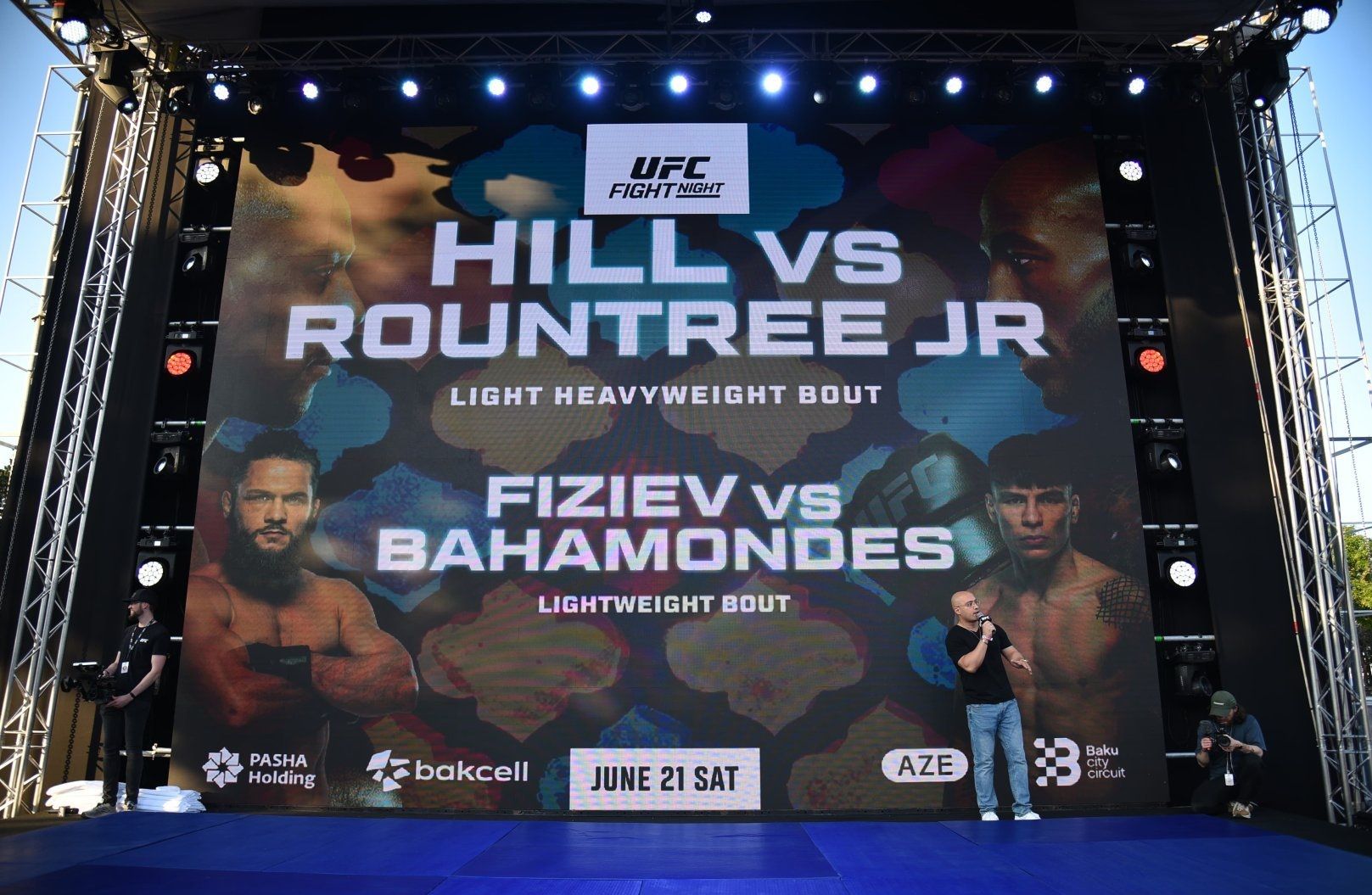 L'AZERBAÏDJAN S'APPRÊTE À ACCUEILLIR UNE NUIT DE COMBAT HISTORIQUE DE L'UFC AVEC DES LÉGENDES DU MMA