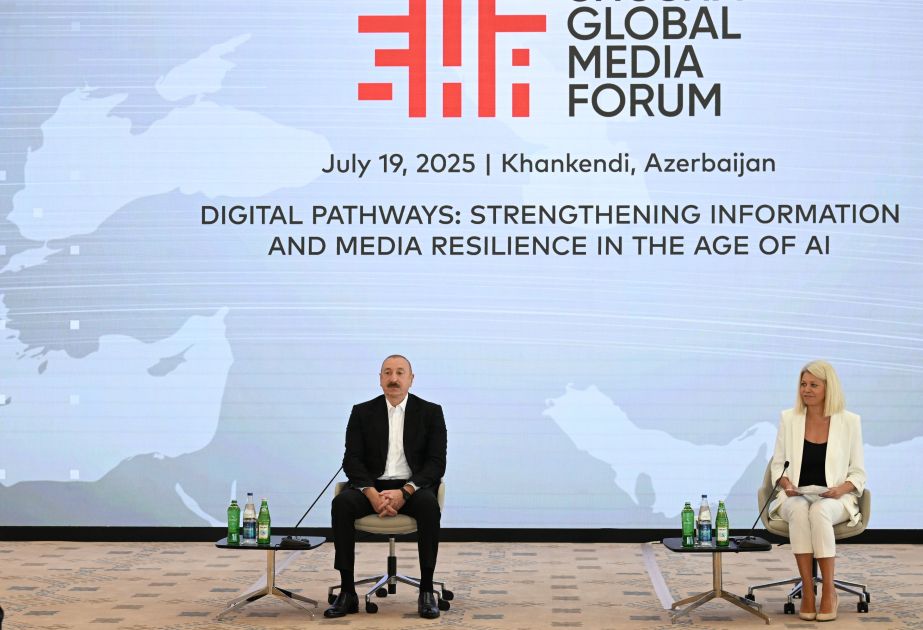 LE GLOBAL MEDIA FORUM DE CHOUCHA PREND DE L'AMPLEUR ET DE L'IMPORTANCE, DÉCLARE LE PRÉSIDENT AZERBAÏDJANAIS ILHAM ALIYEV