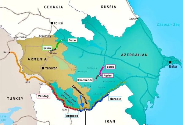 RELIANT LE MOYEN-ORIENT À L'EUROPE, LE CORRIDOR DE ZANGEZUR VISE À RÉDUIRE LES COÛTS DE FRET ET À STIMULER LE COMMERCE RÉGIONAL