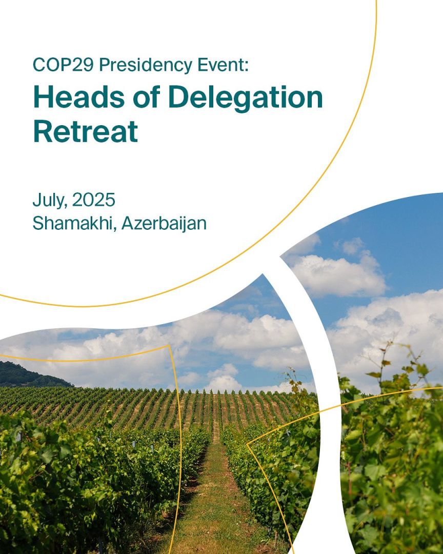 LA VILLE AZERBAÏDJANAISE DE SHAMAKHI ACCUEILLE LA DEUXIÈME RETRAITE DES CHEFS DE DÉLÉGATION DES GROUPES DE NÉGOCIATION DE LA CONVENTION-CADRE DES NATIONS UNIES SUR LE CHANGEMENT CLIMATIQUE