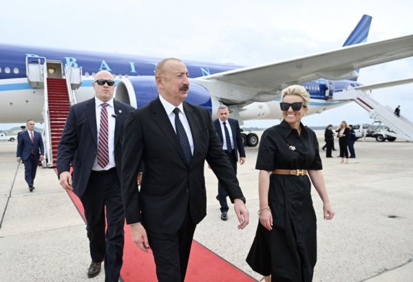 LE PRÉSIDENT AZERBAÏDJANAIS ILHAM ALIYEV ARRIVE AUX ÉTATS-UNIS POUR UNE VISITE DE TRAVAIL
