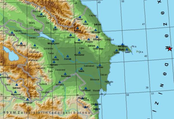 ACTIVITÉ SISMIQUE DANS LA RÉGION DE LA MER CASPIENNE