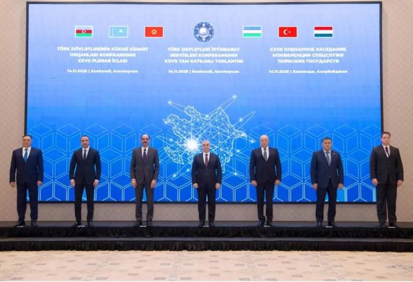 LES CHEFS DES SERVICES SPECIAUX DES ÉTATS TURCIQUES SE REUNISSENT A KHANKENDI