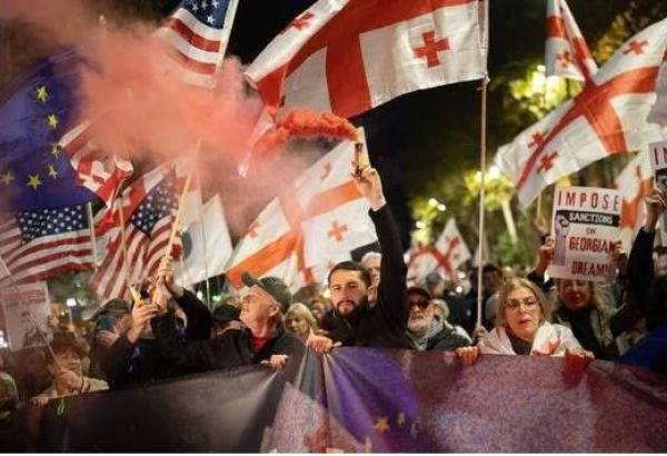 LA GEORGIE DURCIT SA LEGISLATION FACE AUX MANIFESTATIONS D'OPPOSANTS DANS LES RUES