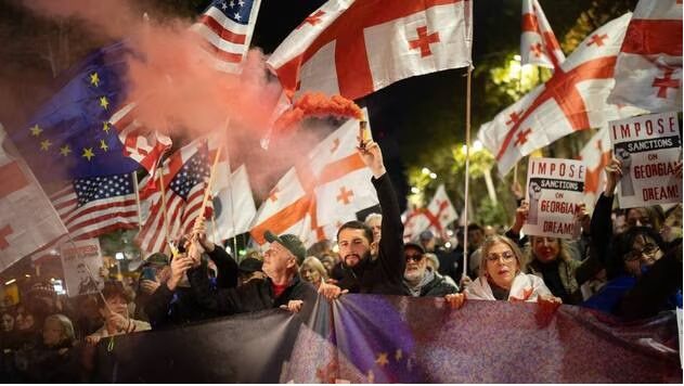 LA GEORGIE DURCIT SA LEGISLATION FACE AUX MANIFESTATIONS D'OPPOSANTS DANS LES RUES
