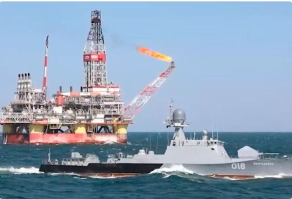 LES FORCES UKRAINIENNES ONT ATTAQUE PLUSIEURS CIBLES RUSSES, MILITAIRE ET PETROLIERE,  EN MER CASPIENNE