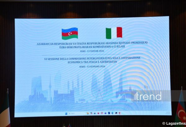 LA 6E SESSION DE LA COMMISSION INTERGOUVERNEMENTALE AZERBAÏDJANO-ITALIENNE S’EST TENUE A BAKOU