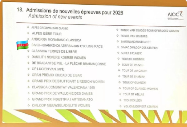 LA COURSE CYCLISTE « BAKOU-KHANKENDI » ATTIRE UN PLATEAU INTERNATIONAL ELARGI