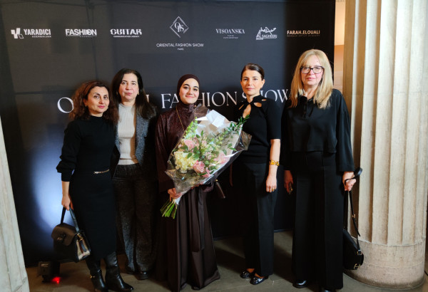 LA MARQUE AZERBAÏDJANAISE SALUEE LORS DE LA FASHION WEEK « ORIENTAL FASHION SHOW » A PARIS