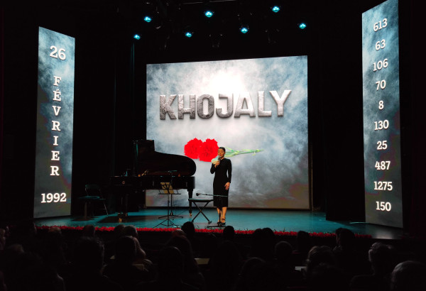 UN CONCERT ADMIRABLE A PARIS EN HOMMAGE AUX VICTIMES DU CARNAGE DE KHODJALY EN 1992 (PHOTO/VIDEO)