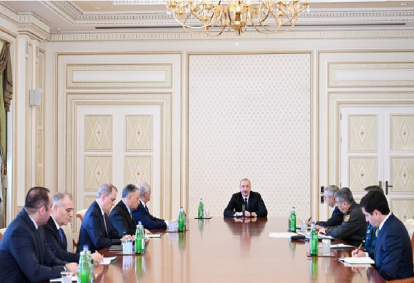 DRONES AU NAKHITCHEVAN: DISCOURS OFFICIEL DU PRESIDENT ALIYEV DEVANT LE CONSEIL DE SECURITE DE LA REPUBLIQUE D'AZERBAIDJAN
