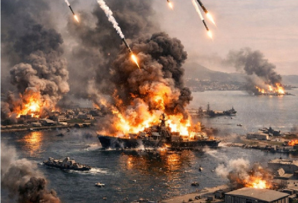 LES FRAPPES ISRAELIENNES ONT CIBLE DES NAVIRES ET DES INSTALLATIONS PORTUAIRES SUR LA COTE CASPIENNE