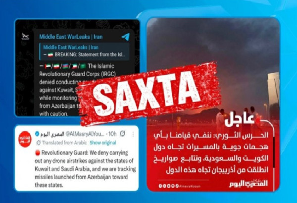 L'AZERBAIDJAN DEMENT DES ALLEGATIONS INFONDEES DE TIRS DE MISSILES VENANT DE SON TERRITOIRE