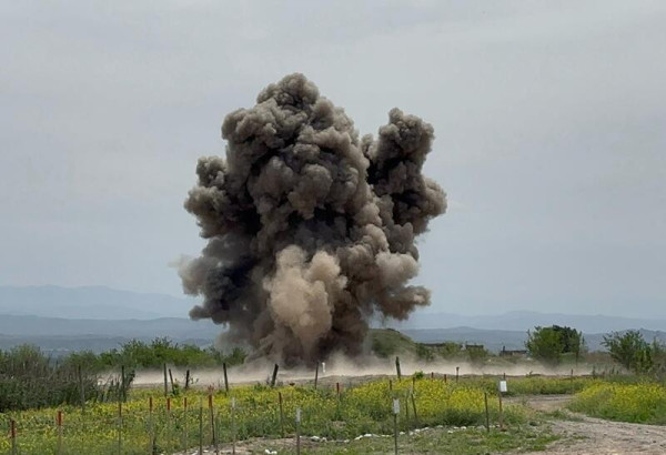 DEUX MILITAIRES DE L’ARMEE AZERBAÏDJANAISE BLESSES PAR L’EXPLOSION D’UNE MINE A KELBADJAR