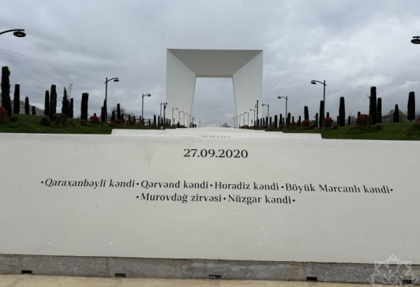 À KHANKENDI, L’ARC DE LA VICTOIRE SERA LE SYMBOLE DE LA RECONQUETE AZERBAÏDJANAISE