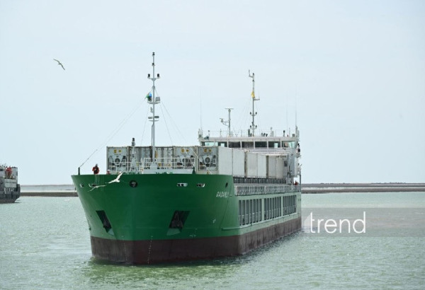 LIAISON MARITIME BAKOU-TURKMENBACHI: UN NOUVEAU NAVIRE CONSTRUIT DANS UN CHANIER NAVAL DU TURKMENISTAN