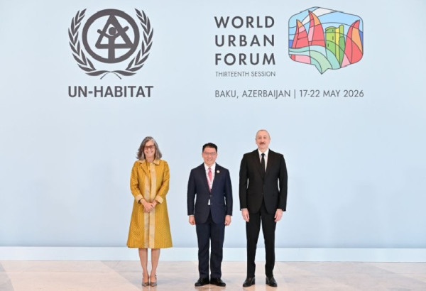 LE PRESIDENT ILHAM ALIYEV A PARTICIPE A LA CEREMONIE D'OUVERTURE DU "WUF13" - SON DISCOURS SUR LE PATRIMOINE ET LA RECONSTRUCTION URBAINE ET VILLAGEOISE DU KARABAGH
