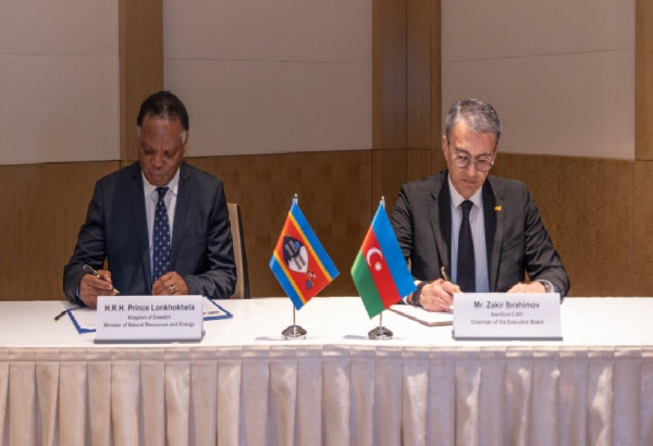 SIGNATURE D'UN ACCORD SUR LA COOPERATION DANS LE SECTEUR MINIER ENTRE L'AZERBAIDJAN ET LE ROYAUME D'ESWATINI