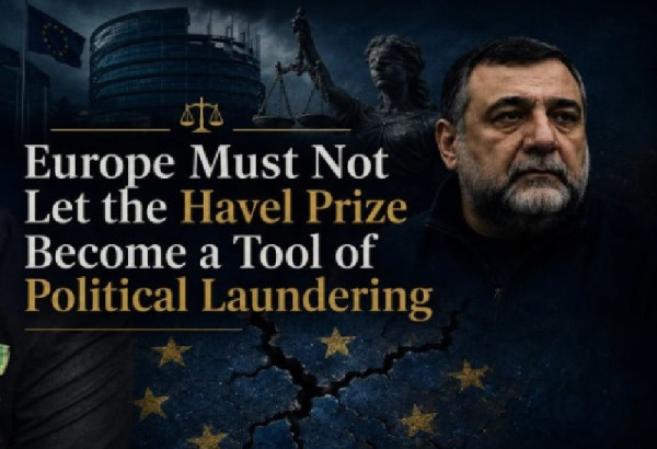 L'EUROPE NE DOIT PAS LAISSER LE "PRIX V.HAVEL" DEVENIR UN OUTIL DE BLANCHIMENT POLITIQUE